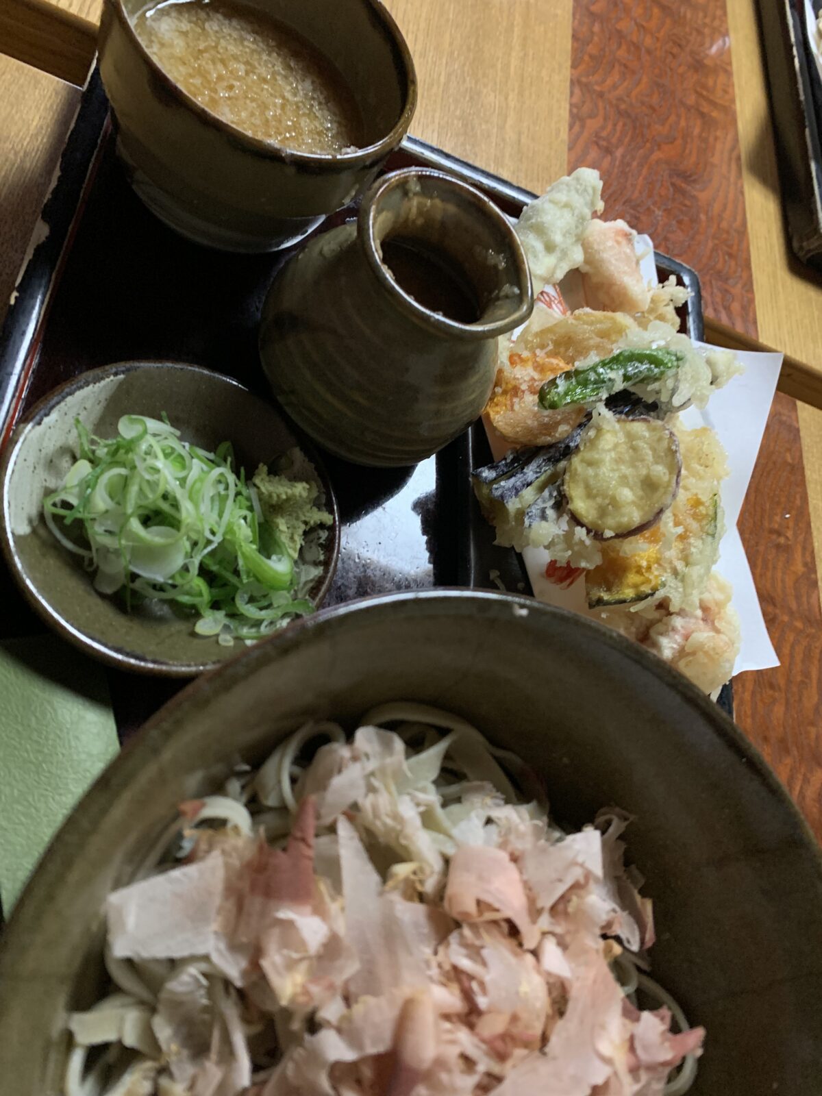 福井の笏谷そば屋の天麩羅おろしそば（2025年8月）