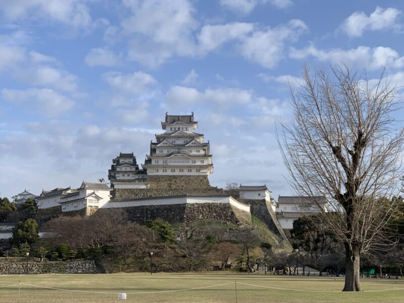 早朝に訪れた姫路公園